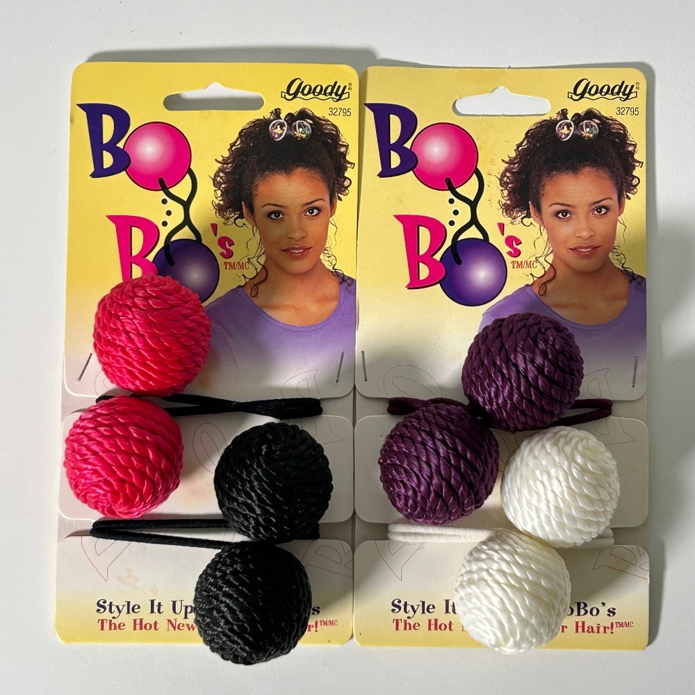 Vintage 90s Goody's Bobo's Jumbo Ponytailers NOS Set of 2 Packages (OA2)